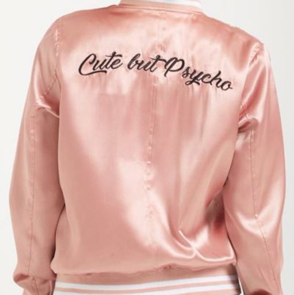 Cute But Psycho Bomber Jacket 